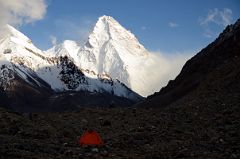 05 My Lonely Tent Late Afternoon At K2 North Face Intermediate Base Camp 4462m With K2 North Face Close Behind.jpg